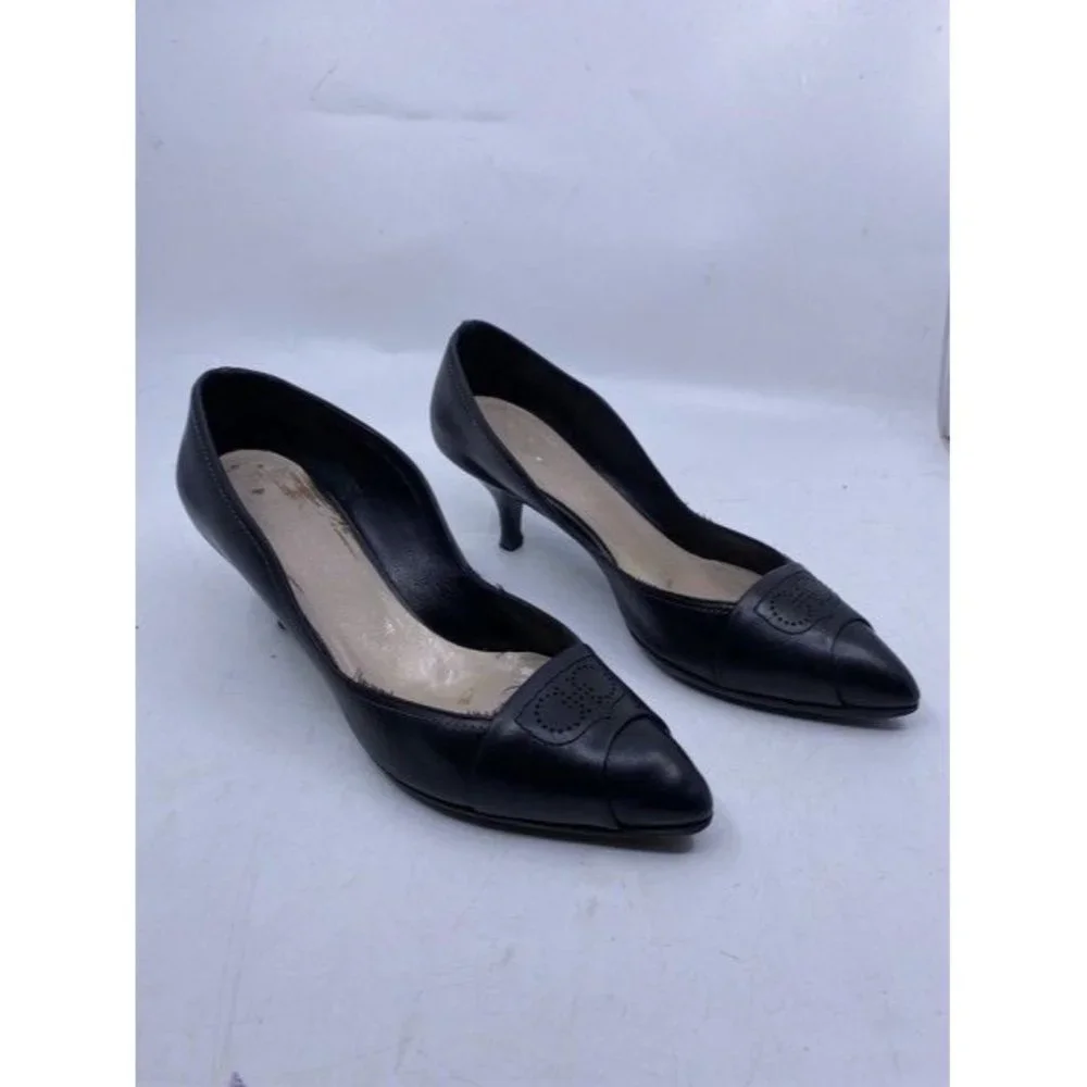 Salvatore Ferragamo Black Light Insignia Pumps Size Us - Picture 5 of 10
